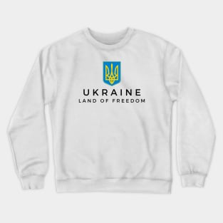 Ukraine Land of Freedom Crewneck Sweatshirt